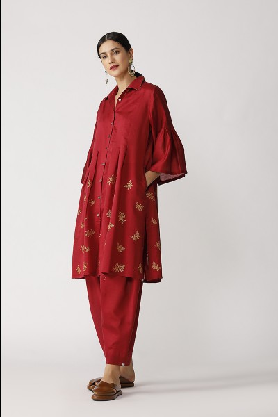 Salto Embroidered Tunic Dress